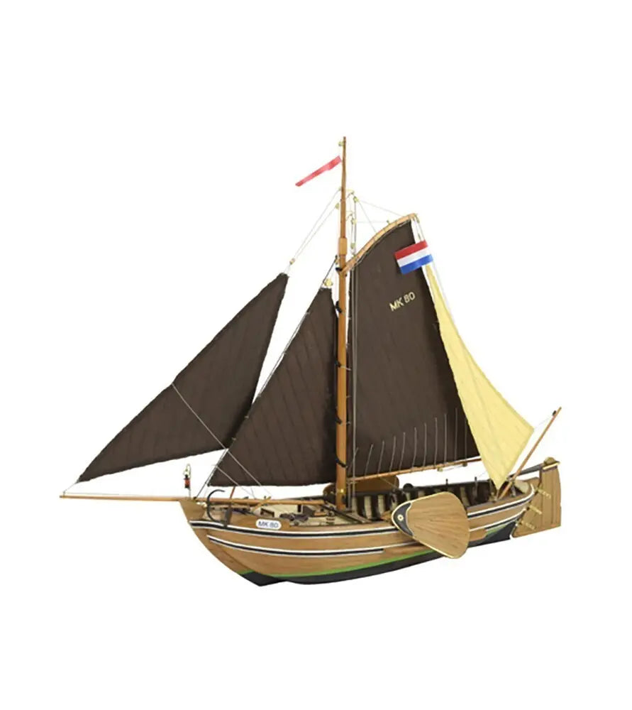 Artesania 1/35 Fishing Boat Botter Wooden Model Ship Kit Artesania Latina