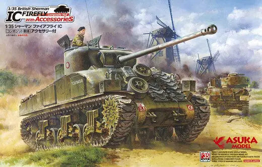 Asuka 1/35 British Sherman IC FIREFLY composite hull with Accessores Plastic Model Kit Asuka Model