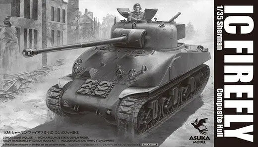 Asuka 1/35 British Sherman IC FIREFLY composite hull Plastic Model Kit Asuka Model