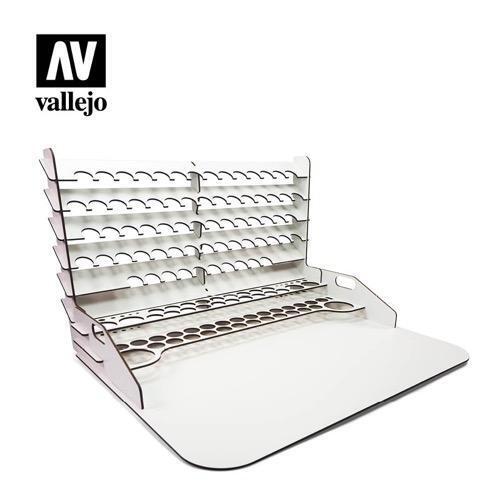 Vallejo Paint display and work station (50x37cm) with vertical storage
