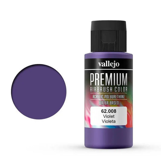 Vallejo Premium Colour Violet 60 ml Acrylic Airbrush Paint Vallejo