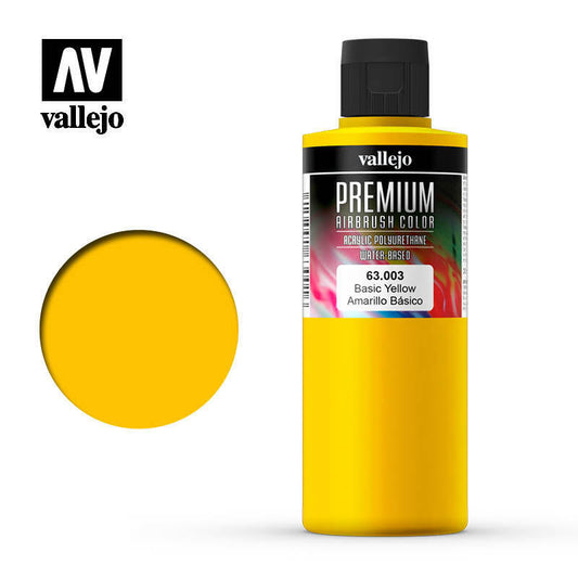 Vallejo Premium Color Basic Yellow 200 ml. Vallejo
