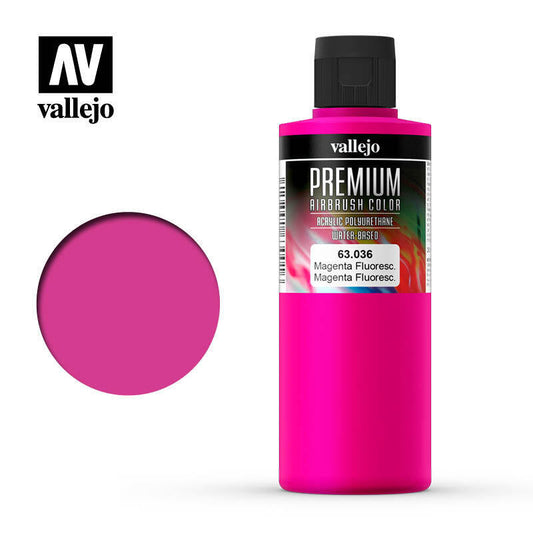 Vallejo Premium Color Magenta Fluo 200 ml. Vallejo