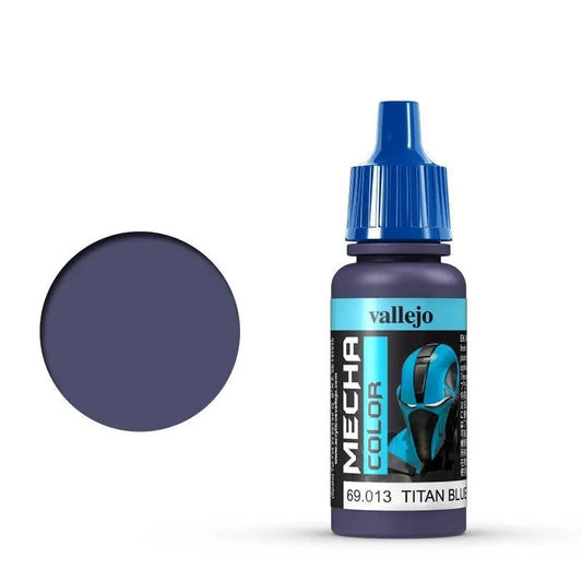 Vallejo Mecha Colour Titan Blue 17ml Acrylic Airbrush Paint Vallejo