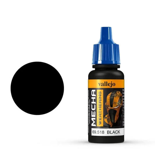Vallejo Mecha Colour Black Wash 17ml Acrylic Paint Vallejo