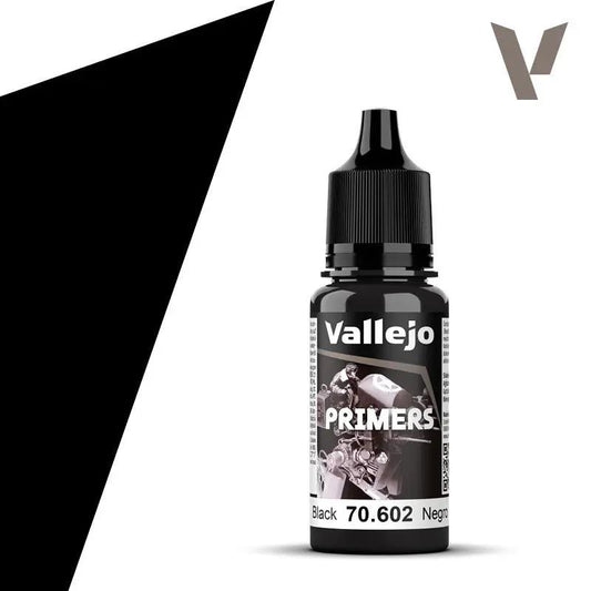 Vallejo Surface Primer Black 18 ml Acrylic Paint Vallejo
