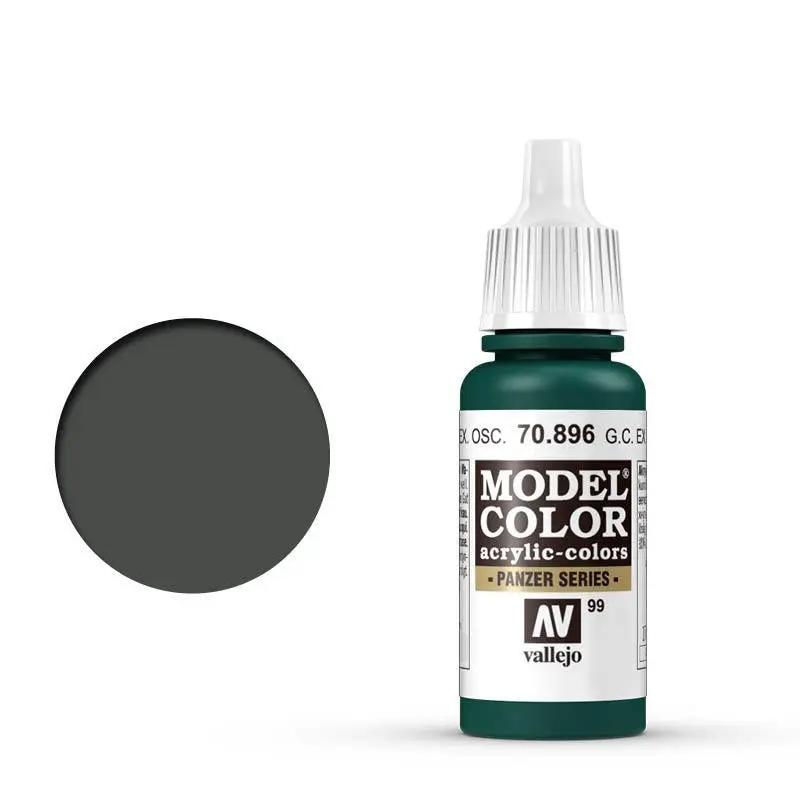 Vallejo Model Colour #099 Ger Cam Extra Dark Green 17 ml Acrylic Paint Vallejo