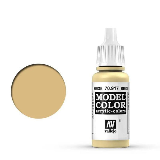 Vallejo Model Colour #008 Beige 17 ml Acrylic Paint Vallejo