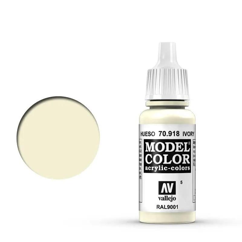 Vallejo Model Colour #005 Ivory 17 ml Acrylic Paint Vallejo