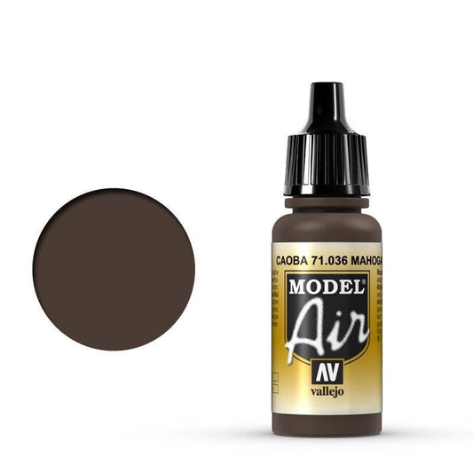 Vallejo Model Air Mahagony 17 ml Acrylic Airbrush Paint Vallejo