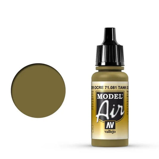 Vallejo Model Air Tank Ochre 1943 17 ml Acrylic Airbrush Paint Vallejo
