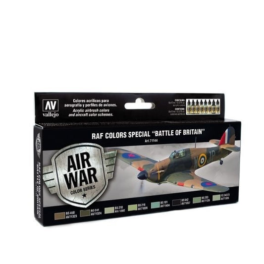 Vallejo Model Air RAF & FAA Special “Battle of Britain” WWII 8 Colour Acrylic Paint Set