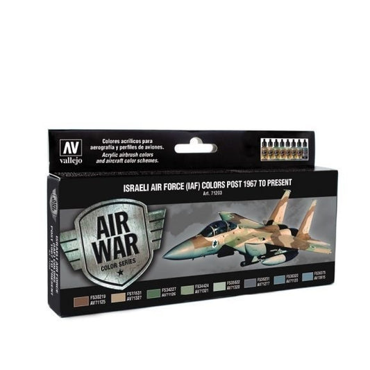 Vallejo Model Air Israeli Air Force (IAF) Colours Post 1967 to Present 8 Acrylic Paint Set