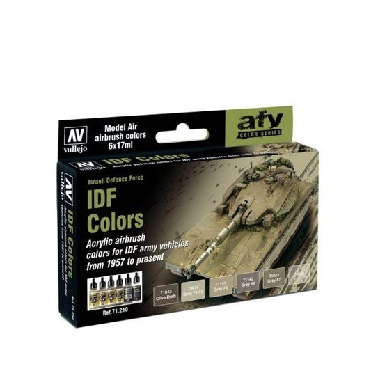 VALLEJO AIRBRUSH PAINT - MODEL AIR - PANZER DARK GREY 17ML