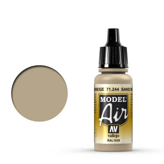 Vallejo Model Air Sand Beige 17 ml Acrylic Airbrush Paint Vallejo
