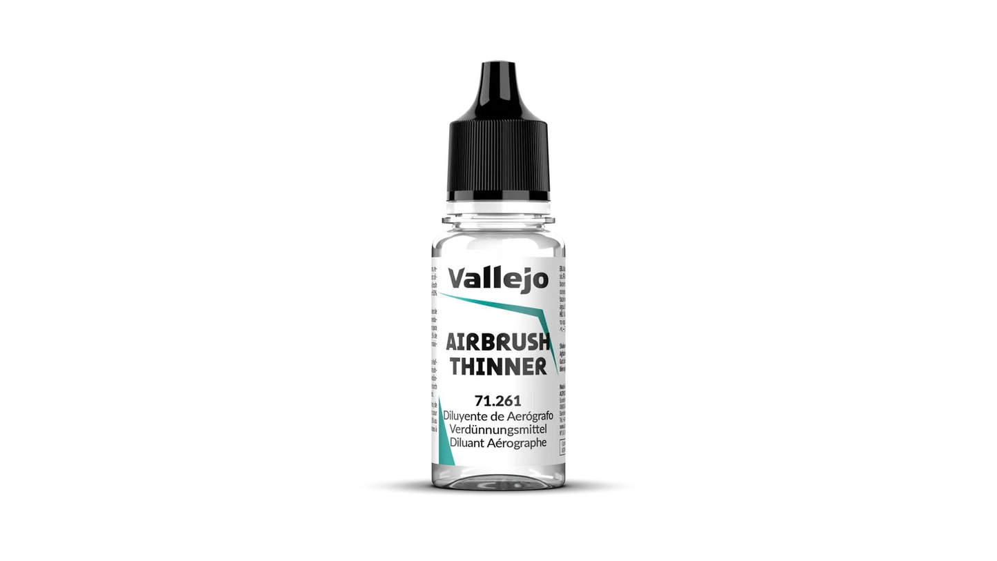 Vallejo Airbrush Thinner 18ml Acrylic Paint - New Formulation Vallejo