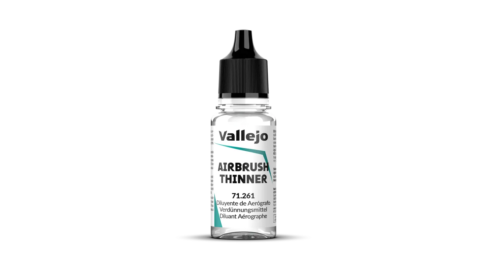 Vallejo Airbrush Thinner 18ml Acrylic Paint - New Formulation Vallejo