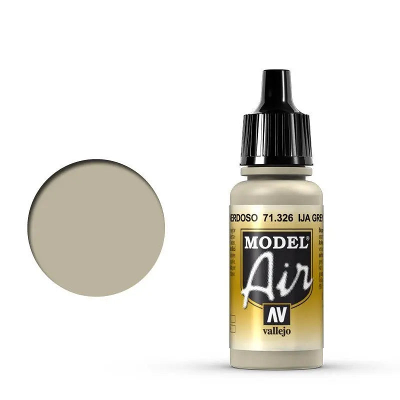 Vallejo Model Air IJA Grey Green 17 ml Acrylic Airbrush Paint Vallejo