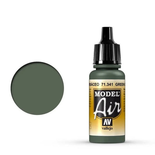 Vallejo Model Air Green Grey 17ml Acrylic Airbrush Paint Vallejo