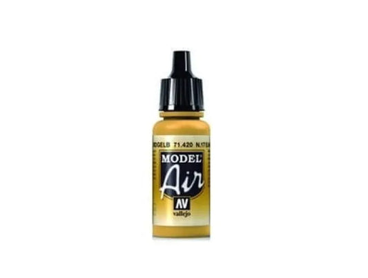 Vallejo Model Air Nº17 Earth Yellow 17ml Acrylic Paint Vallejo