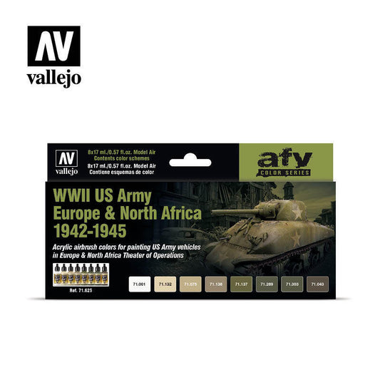 Vallejo Model Air US Army Europe & North Africa 1942-1945