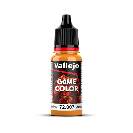 Vallejo Game Color Gold Yellow 18ml Acrylic Paint Vallejo