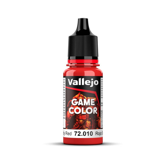 Vallejo Game Color Bloody Red 18ml Acrylic Paint Vallejo