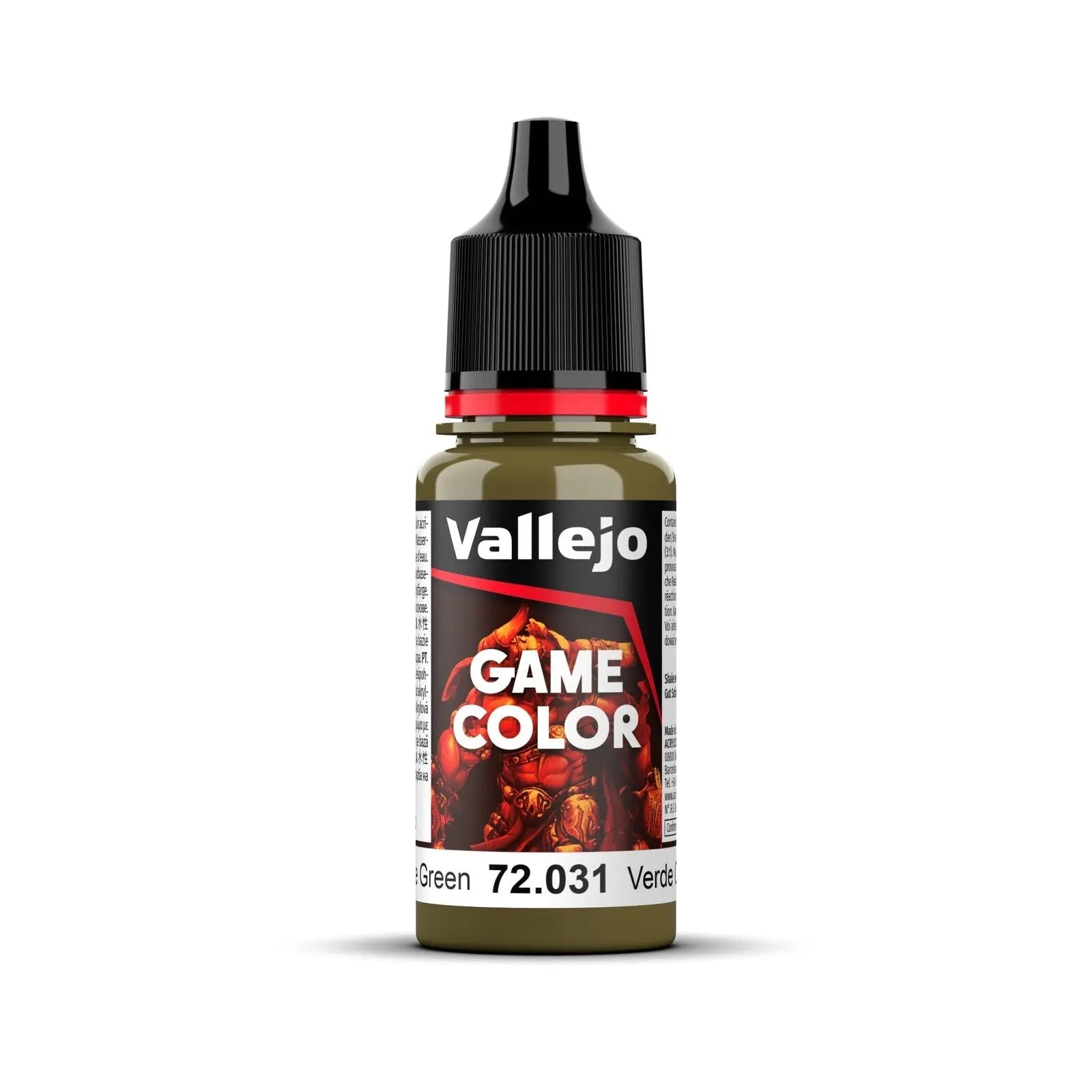 Vallejo Game Color Camouflage Green 18ml Acrylic Paint Vallejo