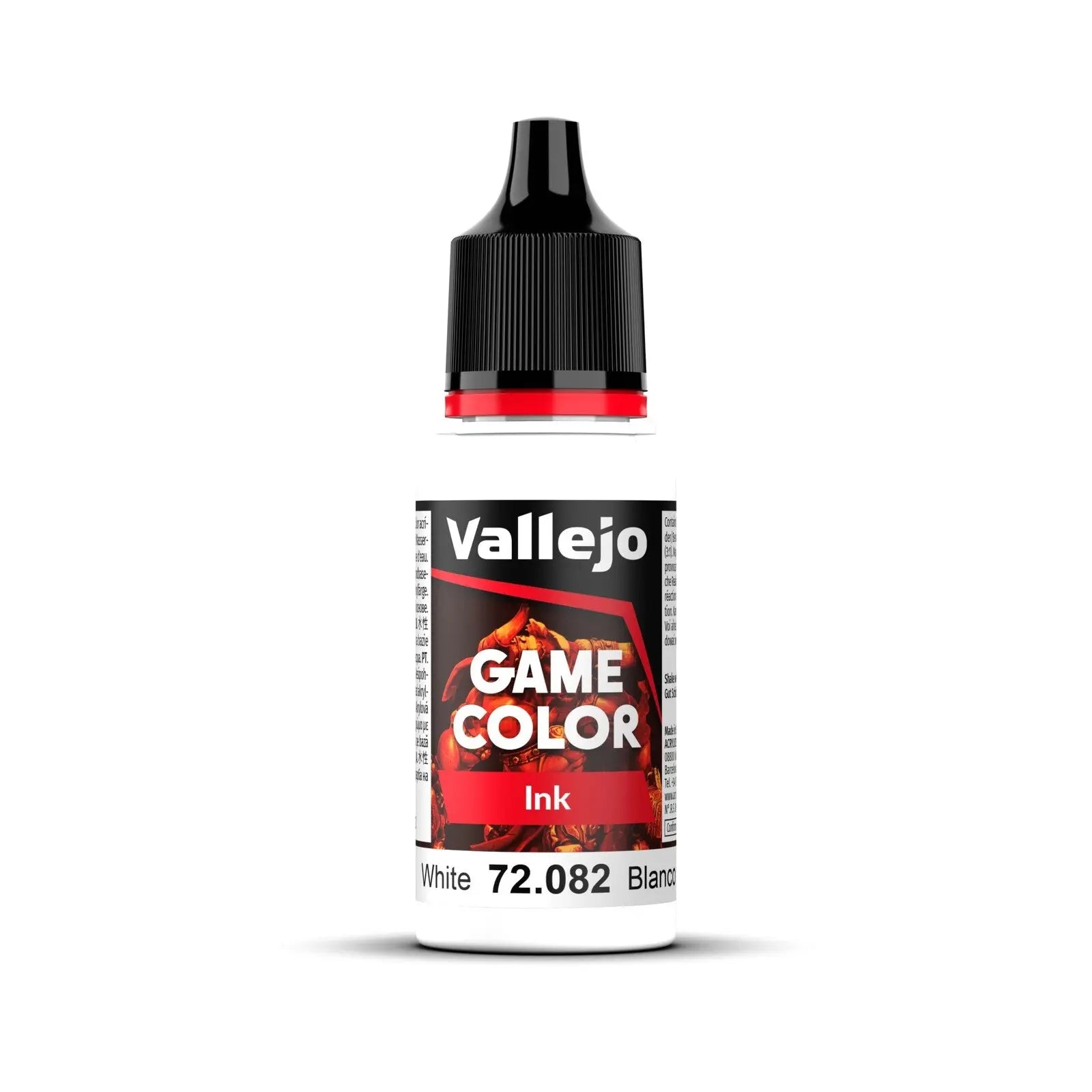 Vallejo Game Color Ink White 18ml Acrylic Paint Vallejo