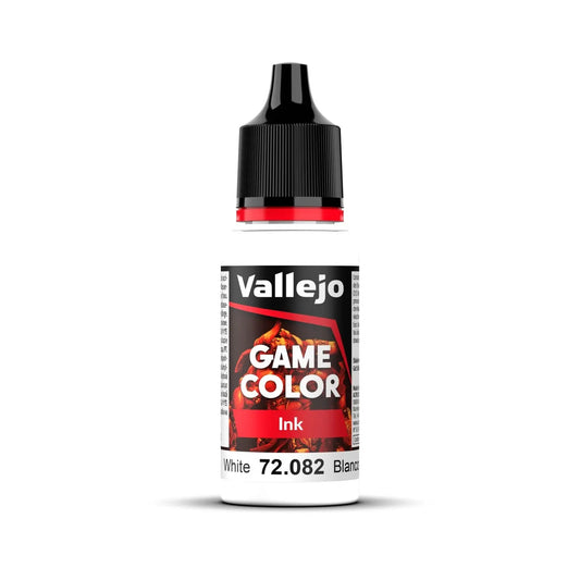 Vallejo Game Color Ink White 18ml Acrylic Paint Vallejo