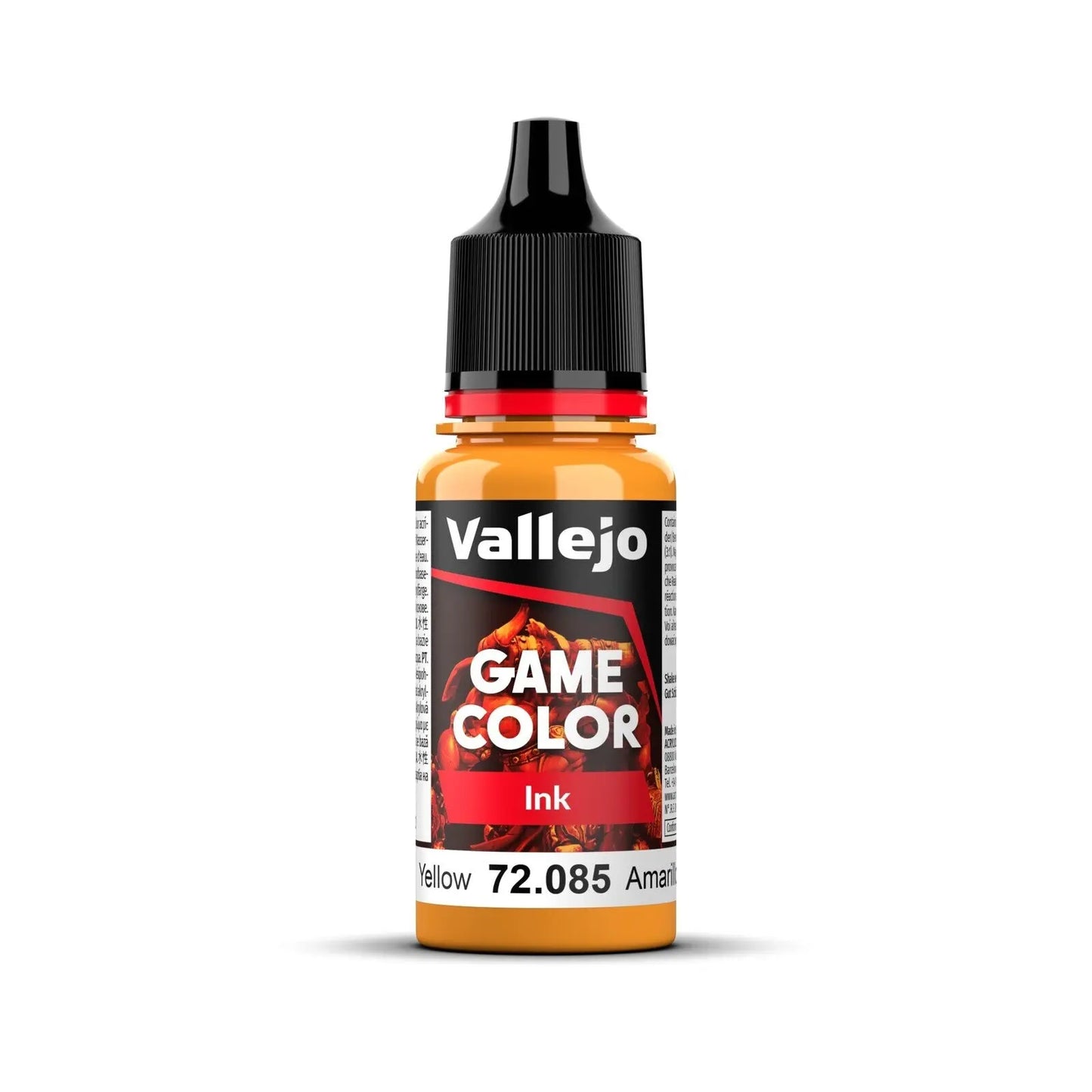 Vallejo Game Color Ink Yellow 18ml Acrylic Paint Vallejo