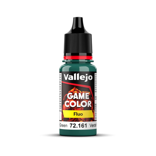 Vallejo Game Color Fluorescent Cold Green 18ml Acrylic Paint Vallejo