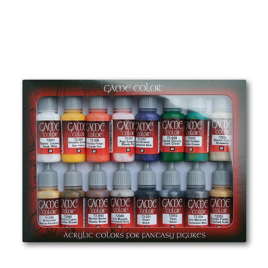 Vallejo Game Colour Introduction 16 Colour Set Acrylic Paint