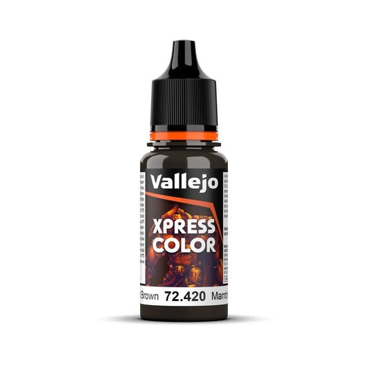 Vallejo Xpress Color Wasteland Brown 18ml Acrylic Paint Vallejo