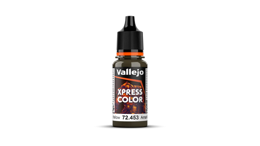 Vallejo Xpress Colour Military Yellow 18 ml Acrylic Paint Vallejo