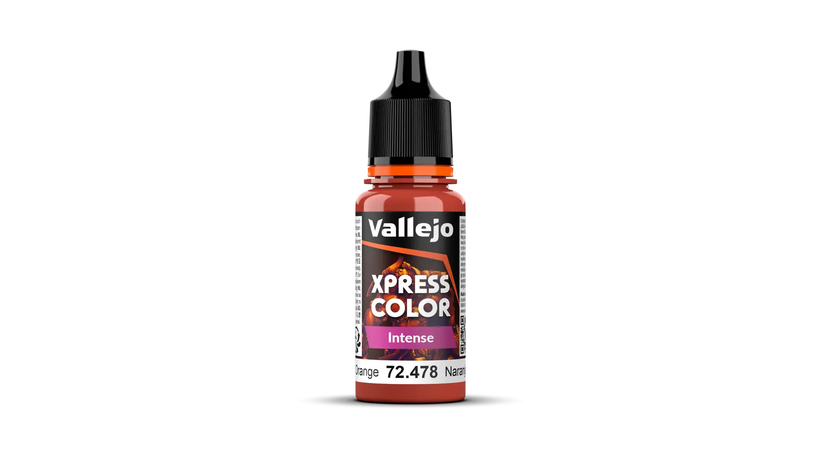 Vallejo Xpress Colour Intense Phoenix Orange 18 ml Acrylic Paint Vallejo