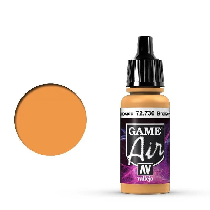 Vallejo Game Air Bronze Fleshtone 17 ml Acrylic Airbrush Paint Vallejo