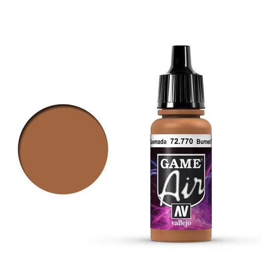 Vallejo Game Air Burned Flesh 17 ml Acrylic Airbrush Paint Vallejo