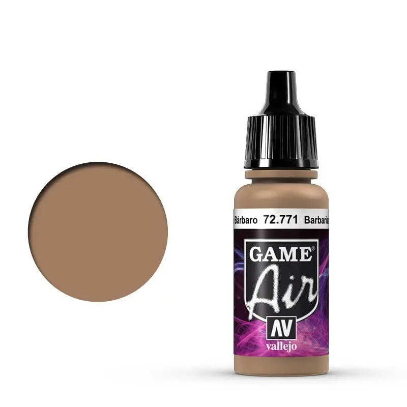 Vallejo Game Air Barbarian Flesh 17 ml Acrylic Airbrush Paint Vallejo
