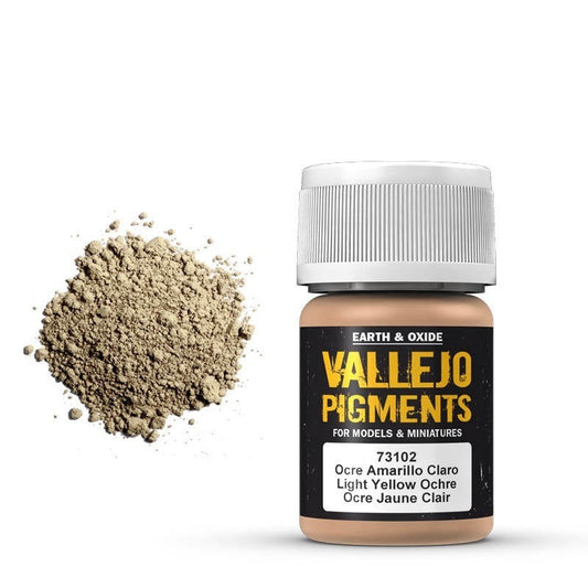 Vallejo Pigments Light Yellow Ochre 30 ml Vallejo