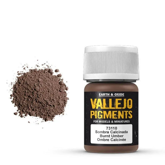 Vallejo Pigments Burnt Umber 30 ml Vallejo
