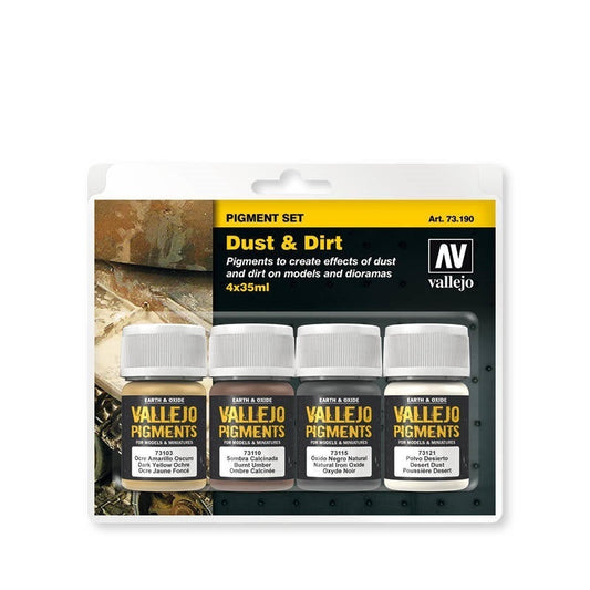 Vallejo Pigments Set Dust & Dirt 4 x 35ml Vallejo