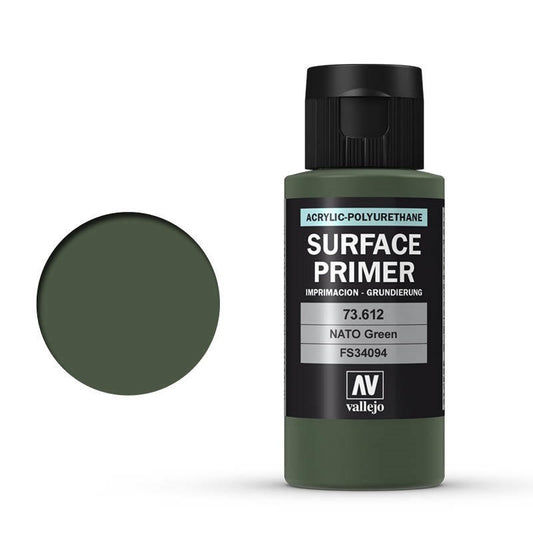 Vallejo Surface Primer NATO Green 60 ml