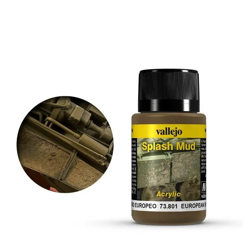 Vallejo Weathering Effects European Splash Mud 40 ml Vallejo