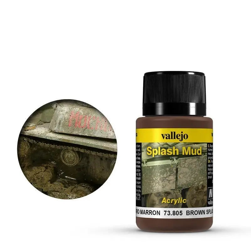 Vallejo Weathering Effects Brown Splash Mud 40 ml Vallejo