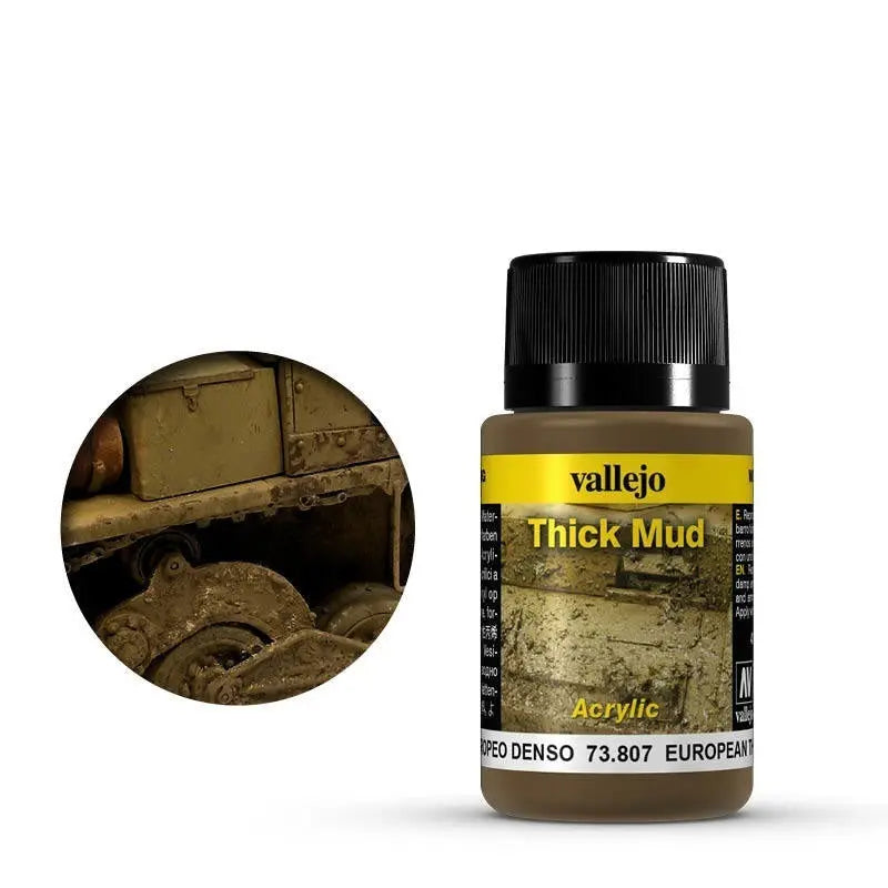 Vallejo Weathering Effects European Thick Mud 40 ml Vallejo