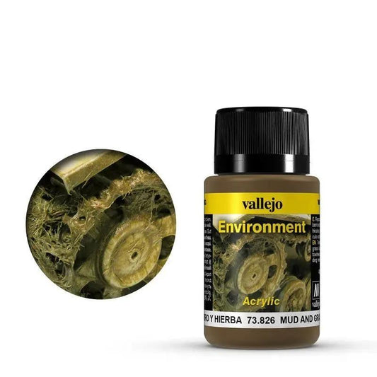 Vallejo Weathering Effects Mud and Grass Effect 40 ml Vallejo