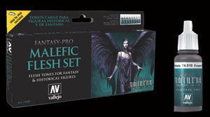 Vallejo Malefic Flesh Set 8 Colour Set