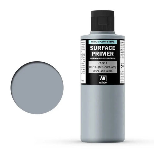 Vallejo Surface Primer Color USN Light Ghost Grey 200 ml Vallejo
