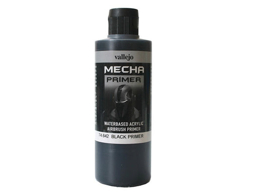 Vallejo Mecha Colour Black Primer 200ml Vallejo